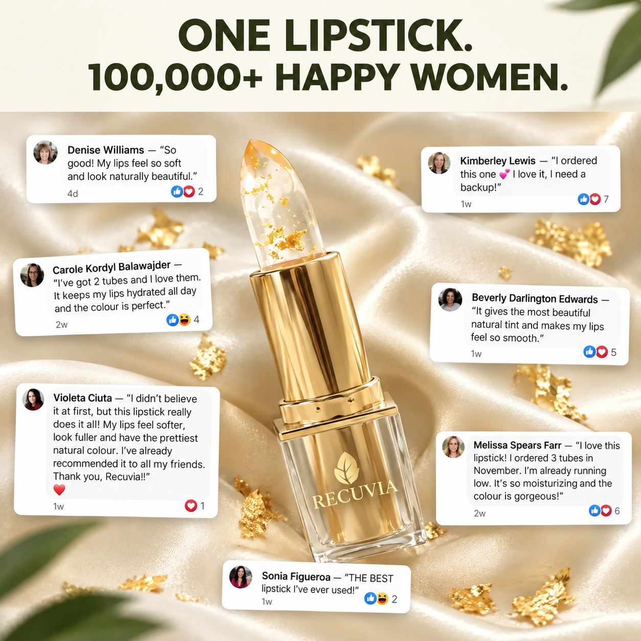 Recuvia ColorSure Lipstick for Mature Lips