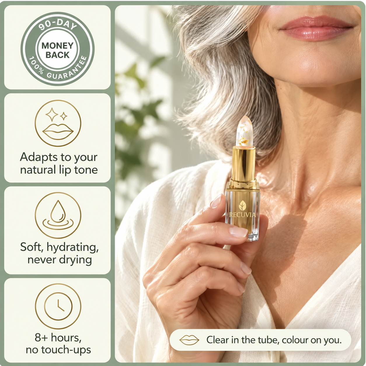 Recuvia ColorSure Lipstick for Mature Lips